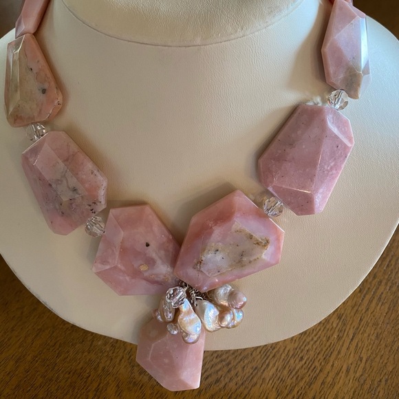 Beaded Necklace One of a Kind Designer Jew… - Picture 1 of 3